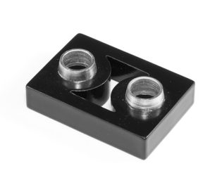 Suplemento para bisagra MECHANICA en AL16. Negro