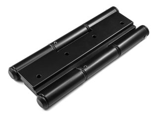 Juego bisagra vaivén para marcos de 40 mm. Negro