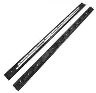 Mecanismo para hueco de 36 mm de 18 lamas. Negro