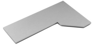 Tapa izquierda en anodizado natural para B571