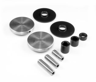Alineador de vidrio de barandas GLASS (12,76 - 21,52) AISI 304