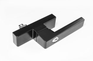 Cremona KORA con llave para OB de apertura lógica. Negro. (Giesse)
