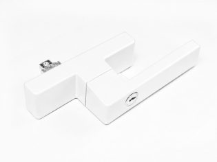 Cremona KORA con llave para OB de apertura lógica. Blanco. (Giesse)