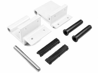 Bisagra de marco para plegable AL9. Blanco