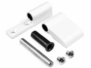 Bisagra para hoja tapaluz N0419. Blanco
