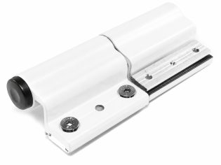 Bisagra de puerta deslizante C.E. izquierda. Blanco