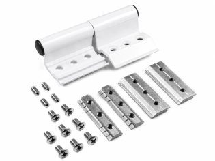 Bisagra deslizante AL9. Izquierda. Blanco